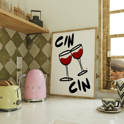 Cin Cin Print