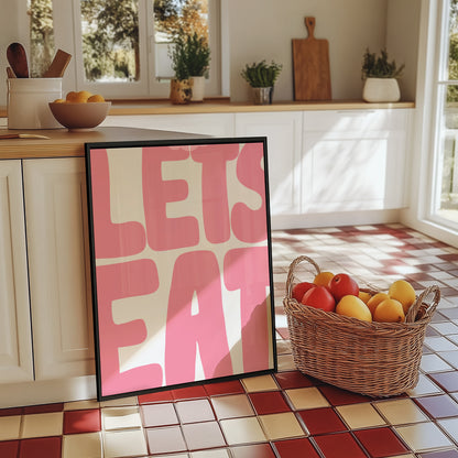 Let's Eat Print