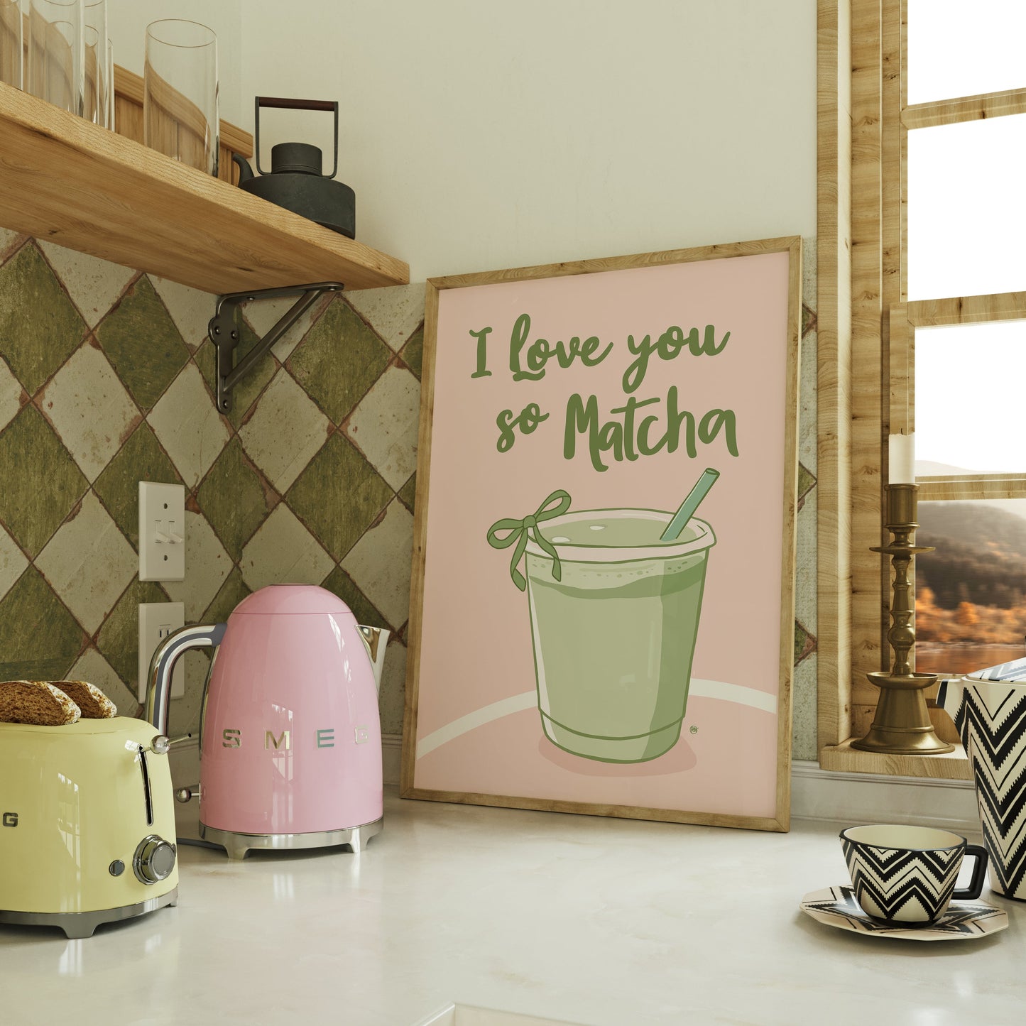 I Love You So Matcha Print