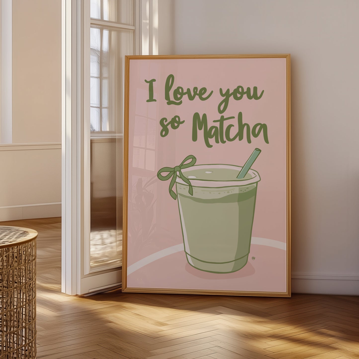 I Love You So Matcha Print