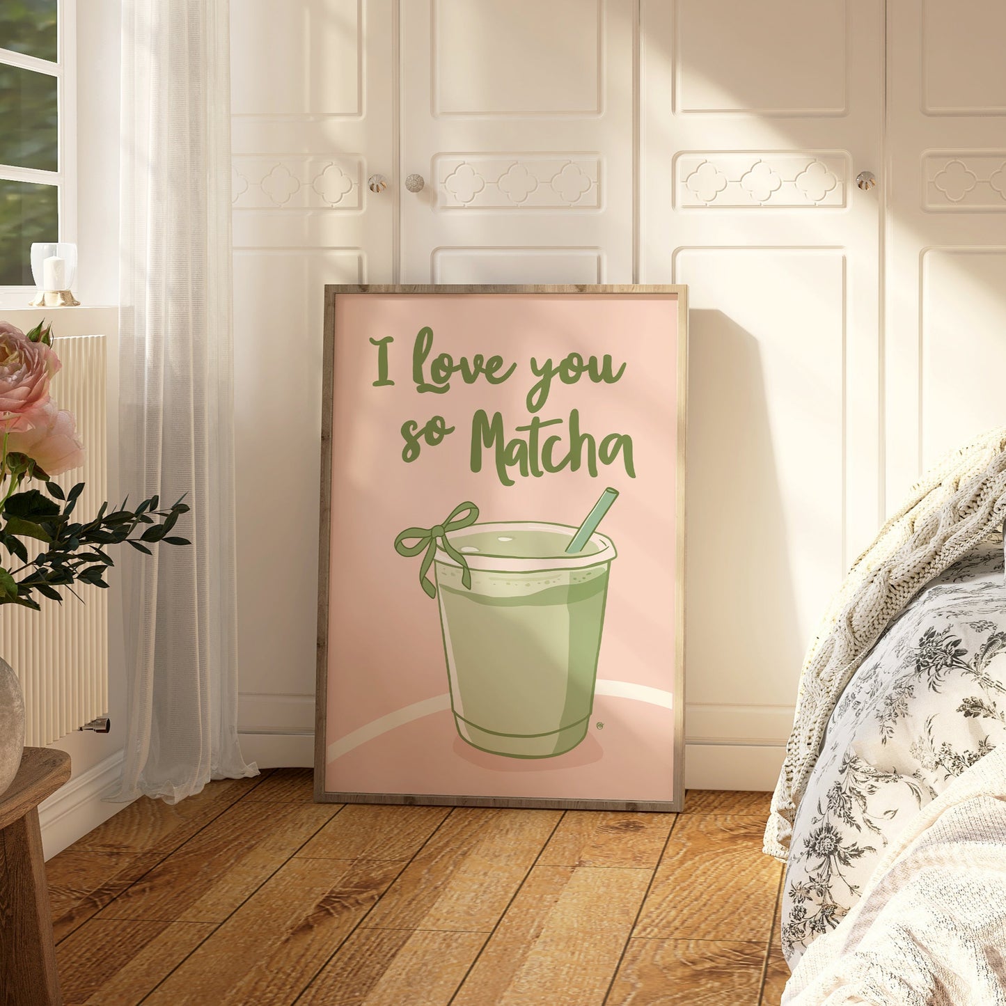 I Love You So Matcha Print