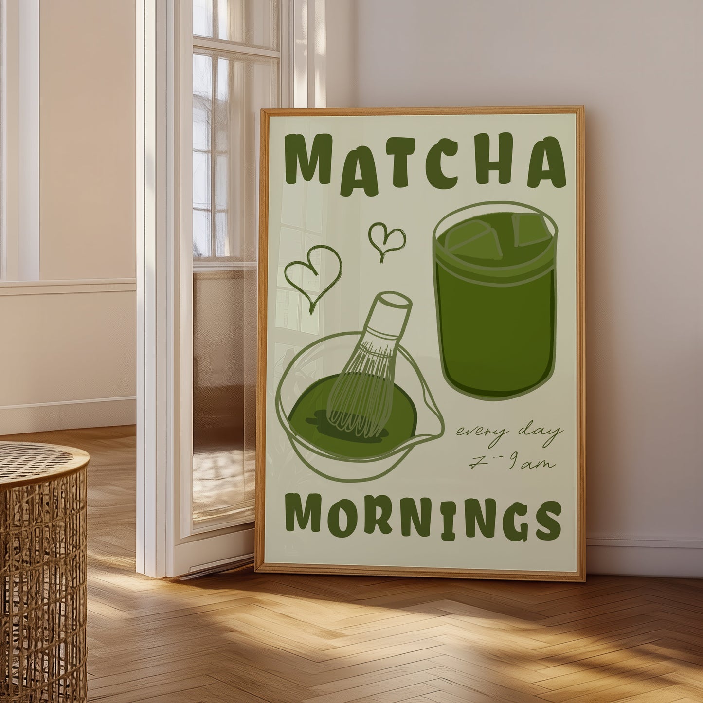 Matcha Mornings Print