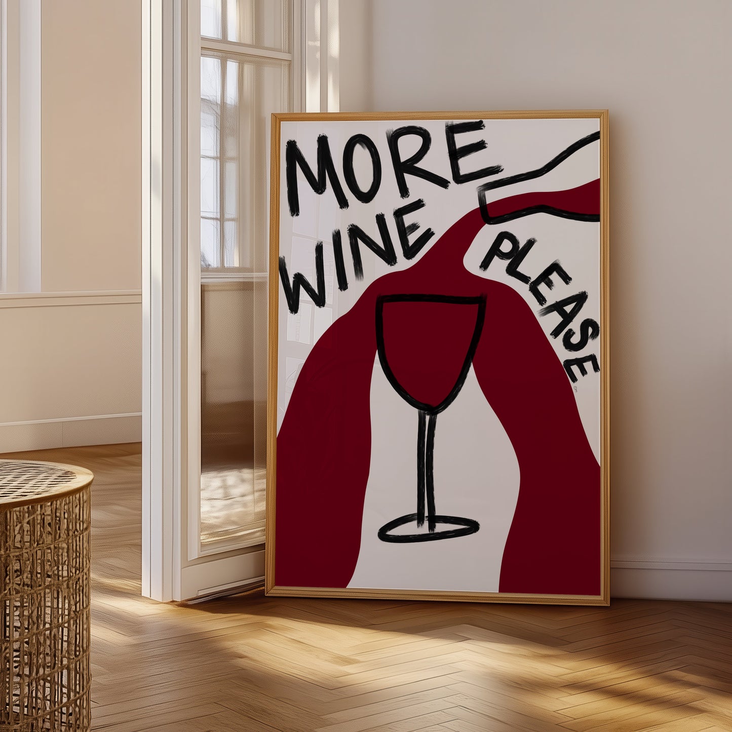 More Wine Please Print