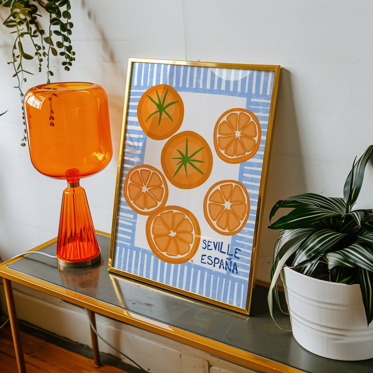 Spanish Oranges Print