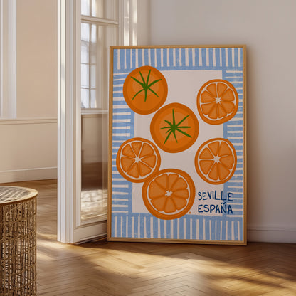 Spanish Oranges Print